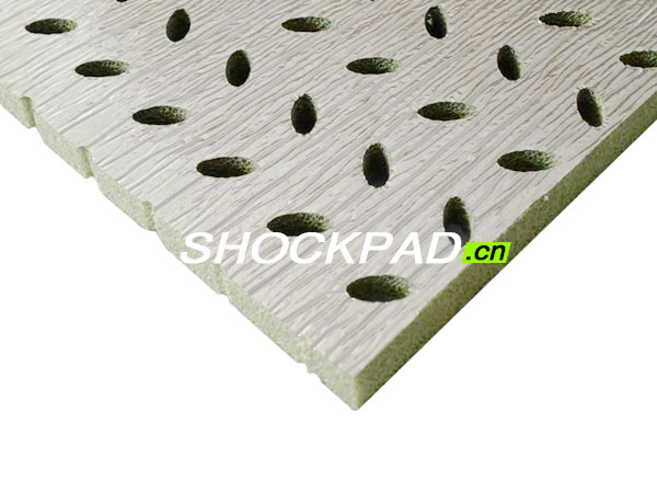 punched-holes-shock-pad-green-leaves-aluminum-foil