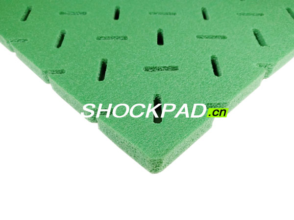 punched-holes-shock-pad-green